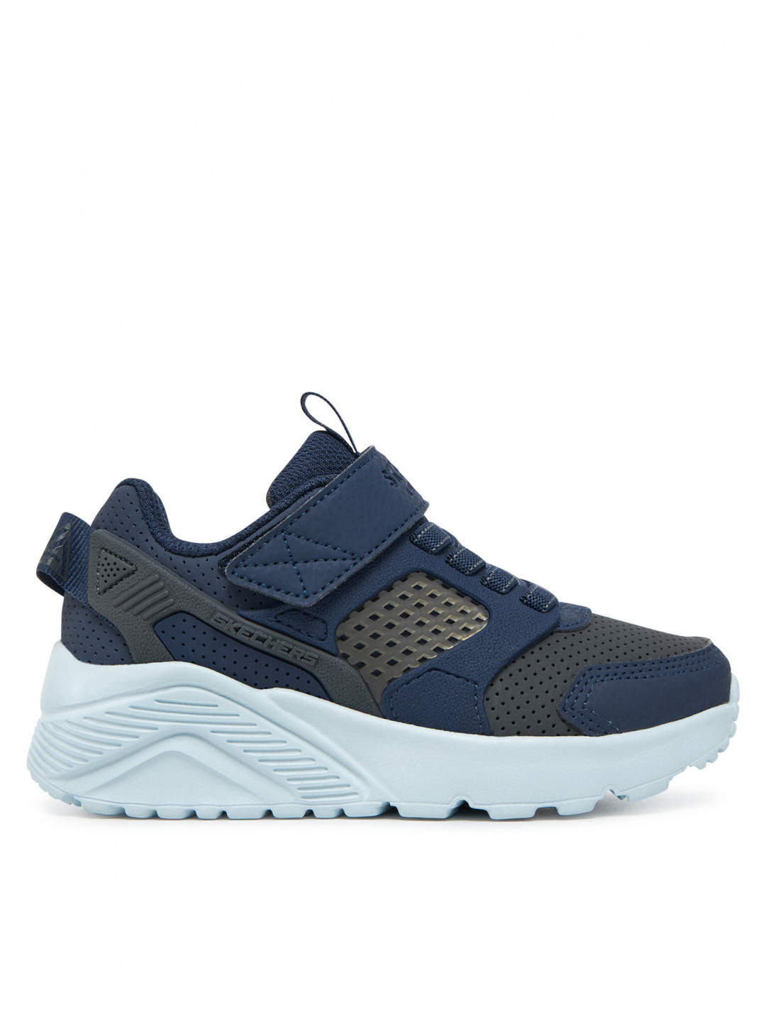 Skechers Sneakersy Uno Lite GRIDSTILL 405715L NVCC Tmavomodrá